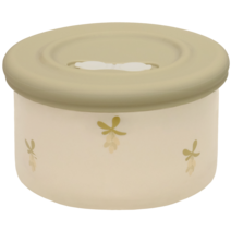 티지엠 백자 세라믹 도자기 이유식 보관 용기, 1개, 올리브