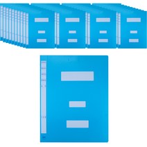 대용량 정보화일 지네발 A4, 하늘색, 40개