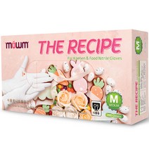 MOWM 니트릴 요리용 장갑 MW700KF, 100개입, 중(M), 1개