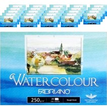 파브리아노 워터칼라 포스트 카드 수채화 250g 엽서 패드형 클래식 PC04 20p, 25개