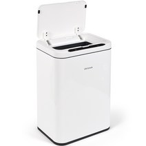 케이안 다룸 스테인리스 자동 센서 스마트 쓰레기통 20L d-TC-0005, 화이트, 1개
