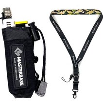 마스터베이스 소토 토치 소프트 케이스 + 랜야드 세트, 블랙(케이스), 우드랜드(랜야드), 1세트