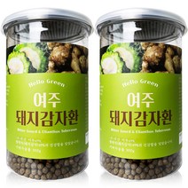헬로우그린 여주 돼지감자 환 통, 2개, 300g
