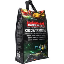 블랙펄 바베큐용 코코넛 숯, 1개, 3kg