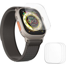 신지모루 9H 고강도 풀커버 강화유리 스마트워치 액정보호필름 49mm 3p