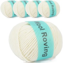 브랜드얀 다루마 울로빙 뜨개실 4mm 5p, 01 에크루, 75m