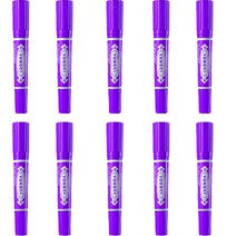 오션리브 부드럽게 잘써지는 양면 유성 마카펜 13 바이올렛, 1색, 10개