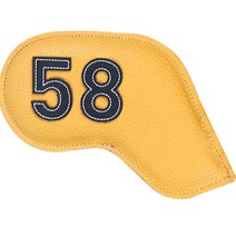 페르시안캣 프리즘 자석 골프 웨지커버 58도, 머스타드