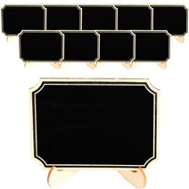 라이프스윗 다용도 미니 칠판 스탠드 메모판 스탠드 게시판 B 10p, 나무