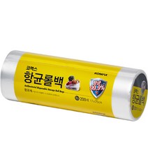 코멕스 항균 비닐롤백 미니 170 x 250 mm 200p, 미니(XS), 200매, 1개