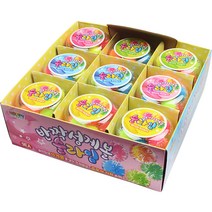 3500 반짝 성게볼 슬라임 4종 x 2p + 랜덤발송 세트, 연두, 하늘, 분홍, 노랑, 1세트