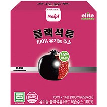 네이플 유기농 블랙석류즙 14p, 980ml, 1개