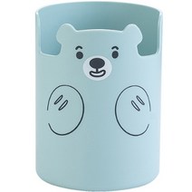 심플리앤 베어곰 다용도 펜 홀더, 스카이, 1개