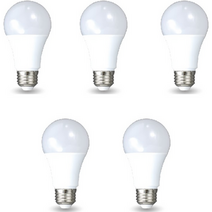 컨버터 내장형 LED 벌브 전구 15W, 5개, 주백색