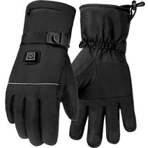 디바이크 방한 충전식 발열장갑 DHG-1, 블랙그레이