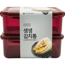 생활엔 생생 김치통, 2.7L, 2개