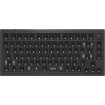 키크론 Q1 Knob Frame RGB 핫스왑 베어본 키보드, Keychron Q1 Knob B1, 카본 블랙, 텐키리스