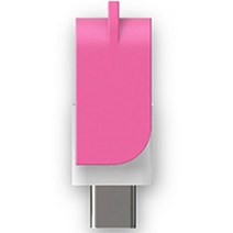 엔보우 C타입 OTG USB메모리 파스텔C 핑크, 64GB