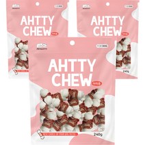강아지 아띠츄 소고기우유껌 소형 240g, 3개, 소고기 + 우유 혼합맛
