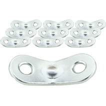 프렌치코다 땅콩형 캠핑스트링 로프 이지스토퍼 10p, 실버