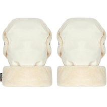 마니또 코지 유모차 핸드머프 멜란지 분리형, Cream, 1세트
