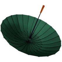 리온 원목 핸들 대형 골프우산 HY585, 그린