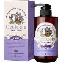 쎄씨쎌라 아로마 에센셜 바디스크럽 라벤더 앤 백리 향, 1개, 500ml