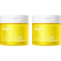 에스엔피 퓨어 비타민 토너 패드 150ml, 60매, 2개