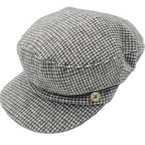 레코브 잔 체크 마도로스 코드로 헌팅캡 모자