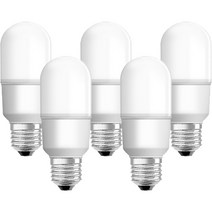 오스람 LED 스틱 램프 12W, 전구색, 5개