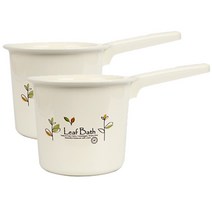 마이스타일 잎새 바가지 대 1.2L, 소프트 베이지, 2개