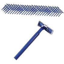 재니홈 호텔용 개별포장 일회용 면도기 블루, 1개입, 100개