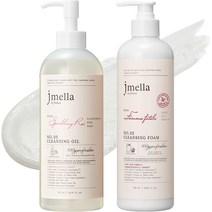 제이멜라 대용량 스파클링 로제 클렌징오일 500ml + 팜므파탈 클렌징폼 500ml 세트, 1세트