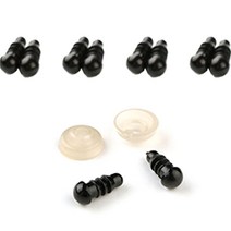 나사형 인형눈 단추 5mm 10p, 10개, 블랙
