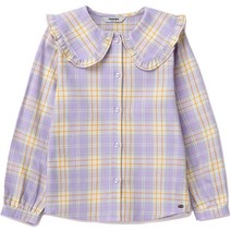 레노마키즈 여아용 빅카라 체크 블라우스 R2312B352