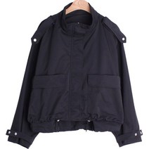 투베건 스트링 포켓 박시핏 셔링 숏 야상 cpjk4713k2c