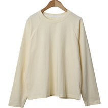 여성용 텍스미 베이직 파스텔 나그랑 긴팔 티셔츠 cpt11641k31