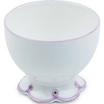 코지테이블 레트로 라인 플라워 볼 9.5cm, 라일락, 1개