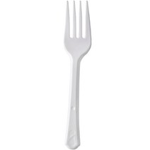 스완 낱개포장 일회용 포크 백색, 1개입, 100개