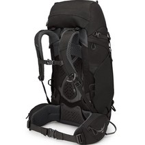 오스프리 Kyte 48 등산배낭 48L 방수커버 포함, Black