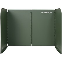 KEEP 캠핑 스틸 그리들 버너 바람막이 대형, 카키, 1개