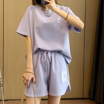 유토밸런오 캐쥬얼 반팔 트레이닝 세트