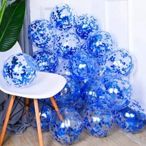 팡파티 파티풍선, 블루스팽글, 50개