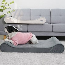 레드퍼피 반려동물 스윗드림 침대 쿠션 중형, 다크그레이