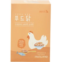 도그퓨어 강아지 고양이 푸드닭 간식 22g x 10p, 오리지널, 220g, 1개