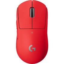 로지텍 PRO X SUPERLIGHT 무선 게이밍 마우스 910-006787, 레드