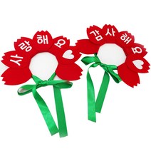 이베이비랜드 카네이션 머리띠 DIY키트 2p 세트, 1세트