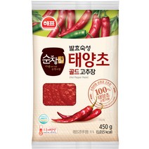 해표 사조 태양초 고추장골드 비닐, 450g, 1개