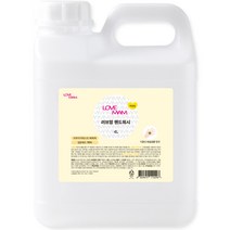러브맘 핸드워시 리필 레몬향, 1개, 4L