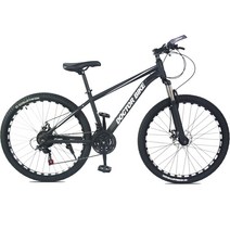 닥터바이크 원터치 21단 디스크브레이크 스틸프레임 MTB 자전거 ROCKET F-27 69.8cm, 멧블랙, 170cm